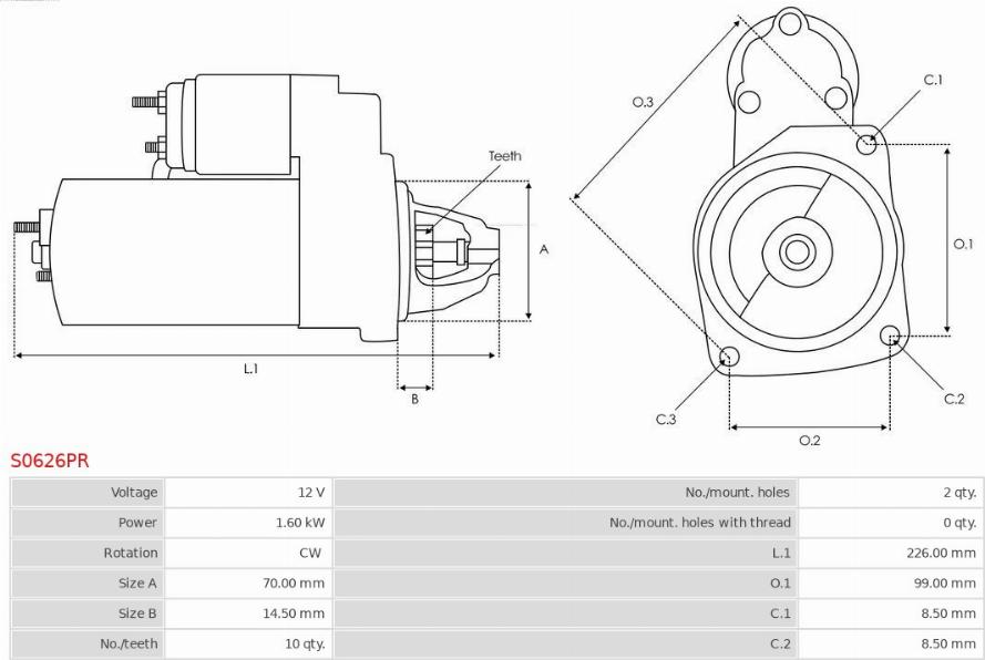 AS-PL S0626PR - Starter onlydrive.pro