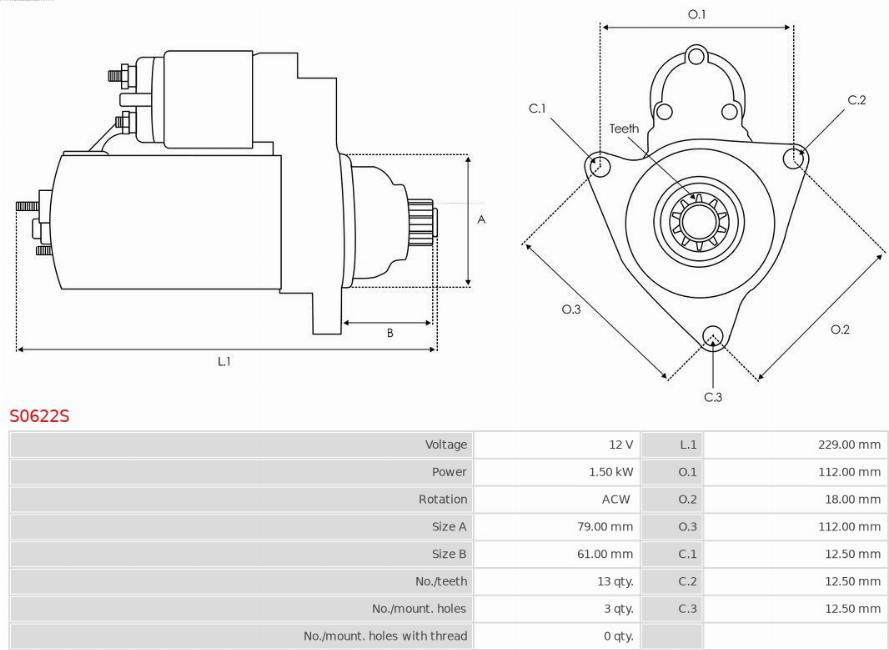 AS-PL S0622S - Starteris onlydrive.pro