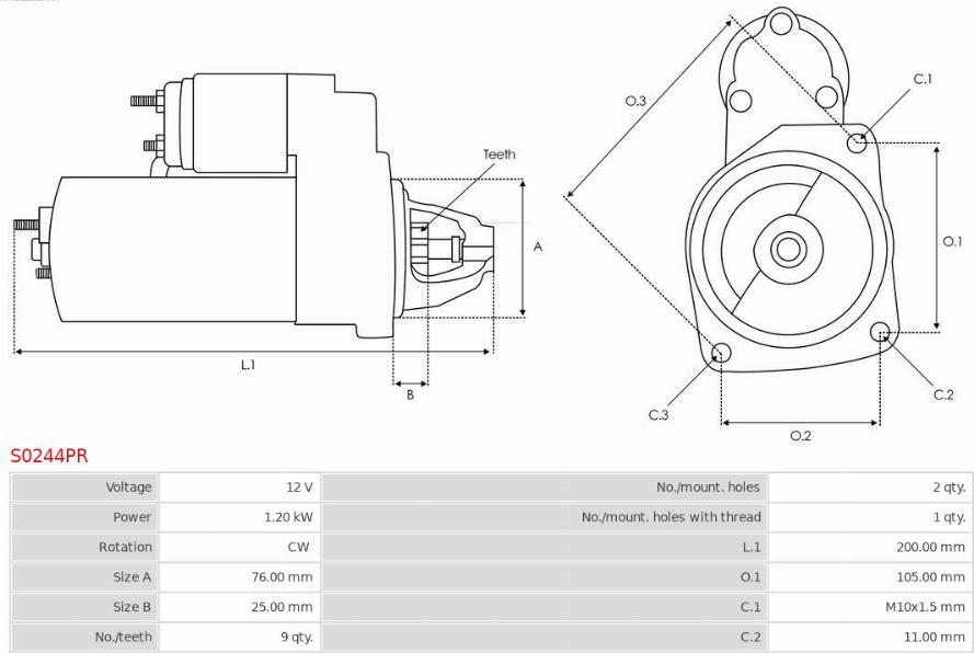 AS-PL S0244PR - Starteris onlydrive.pro