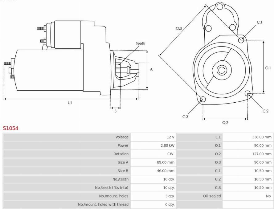 AS-PL S1054 - Starter onlydrive.pro