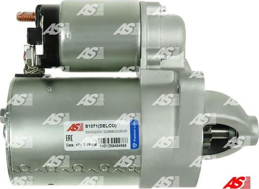 AS-PL S1071(DELCO) - Starter onlydrive.pro