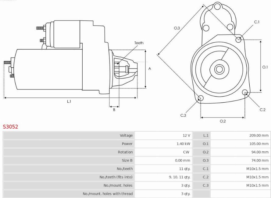 AS-PL S3052 - Starter onlydrive.pro