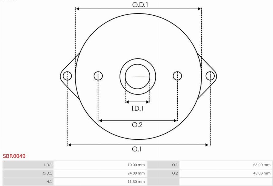 AS-PL SBR0049 - Крышка стартера, карбюратор onlydrive.pro