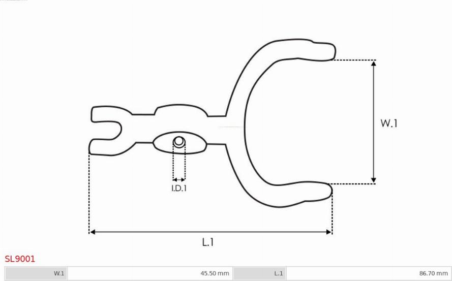 AS-PL SL9001 - Repair Kit, starter onlydrive.pro