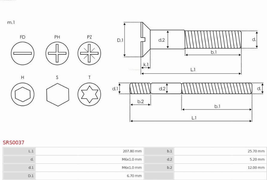 AS-PL SRS0037 - Remkomplekts, Ģenerators onlydrive.pro