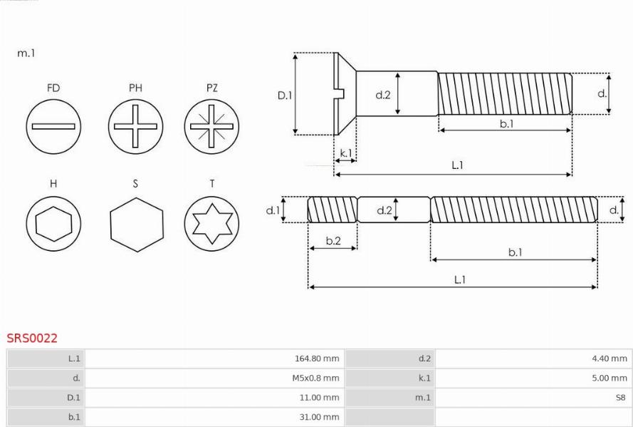 AS-PL SRS0022 - Remondikomplekt,generaator onlydrive.pro