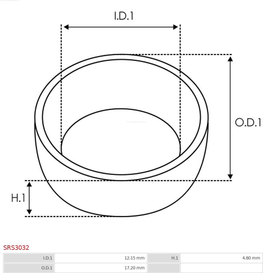 AS-PL SRS3032 - Repair Kit, starter onlydrive.pro