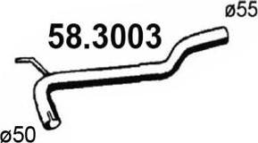 ASSO 58.3003 - Exhaust Pipe onlydrive.pro