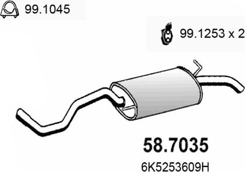 ASSO 58.7035 - Galinis duslintuvas onlydrive.pro