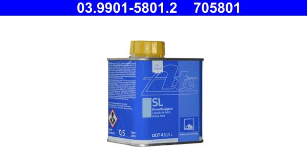 ATE 03.9901-5801.2 - Brake Fluid onlydrive.pro