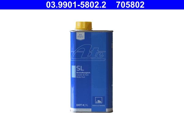 ATE 03.9901-5802.2 - Brake Fluid onlydrive.pro