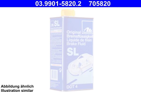 ATE 03.9901-5820.2 - Brake Fluid onlydrive.pro