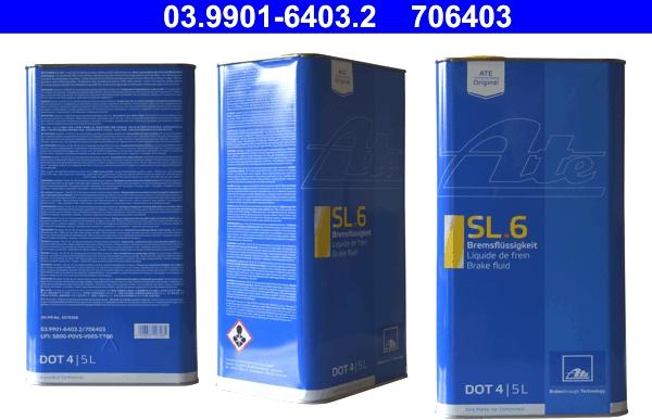 ATE 03.9901-6403.2 - Brake Fluid onlydrive.pro