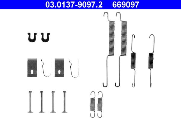 ATE 03.0137-9097.2 - Accessory Kit, brake shoes onlydrive.pro