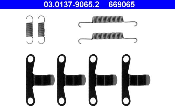 ATE 03.0137-9065.2 - Accessory Kit, parking brake shoes onlydrive.pro