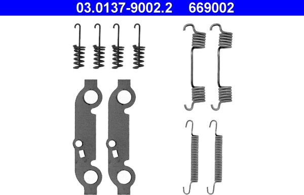 ATE 03.0137-9002.2 - Accessory Kit, parking brake shoes onlydrive.pro