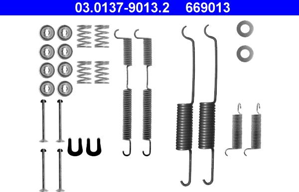 ATE 03.0137-9013.2 - Accessory Kit, brake shoes onlydrive.pro