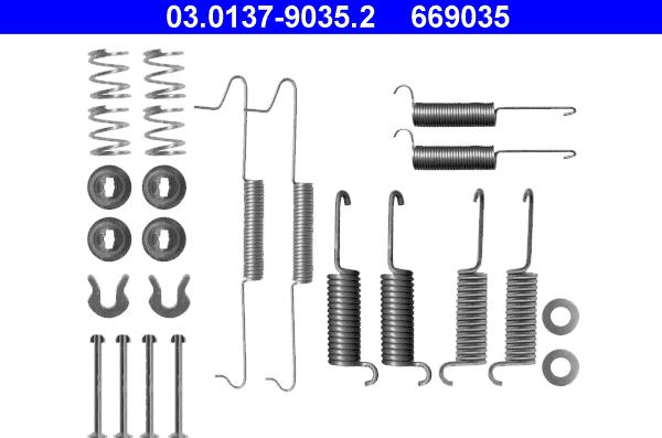 ATE 03.0137-9035.2 - Accessory Kit, brake shoes onlydrive.pro