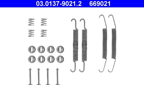 ATE 03.0137-9021.2 - Accessory Kit, brake shoes onlydrive.pro