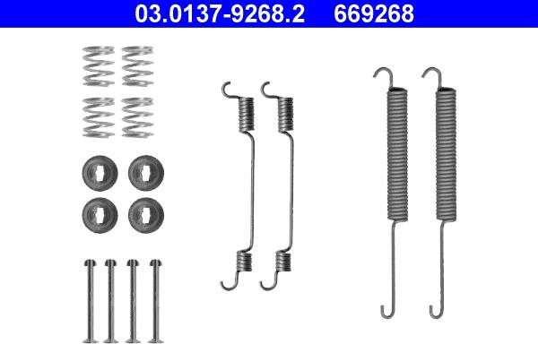 ATE 03.0137-9268.2 - Accessory Kit, brake shoes onlydrive.pro
