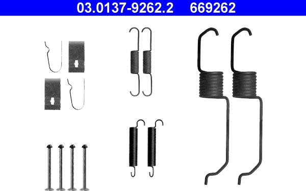 ATE 03.0137-9262.2 - Accessory Kit, brake shoes onlydrive.pro