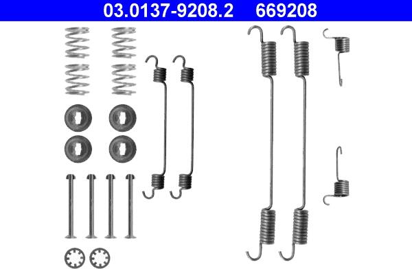 ATE 03.0137-9208.2 - Accessory Kit, brake shoes onlydrive.pro