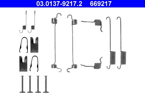 ATE 03.0137-9217.2 - Accessory Kit, brake shoes onlydrive.pro