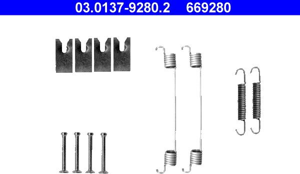 ATE 03.0137-9280.2 - Accessory Kit, brake shoes onlydrive.pro