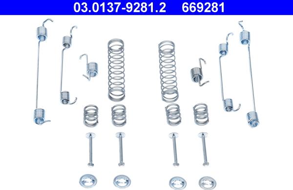 ATE 03.0137-9281.2 - Accessory Kit, brake shoes onlydrive.pro