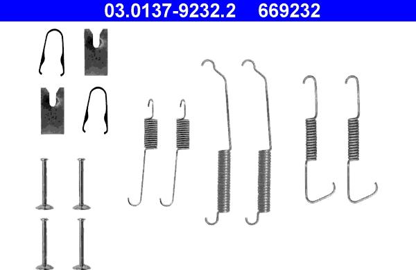 ATE 03.0137-9232.2 - Accessory Kit, brake shoes onlydrive.pro