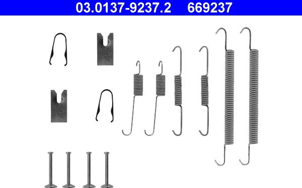 ATE 03.0137-9237.2 - Accessory Kit, brake shoes onlydrive.pro
