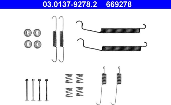 ATE 03.0137-9278.2 - Accessory Kit, brake shoes onlydrive.pro