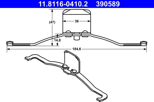 ATE 11.8116-0410.2 - Jousi, jarrusatula onlydrive.pro