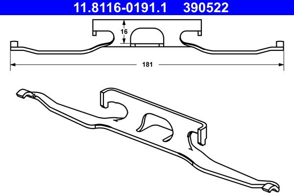 ATE 11.8116-0191.1 - Vedru, Pidurisadul onlydrive.pro