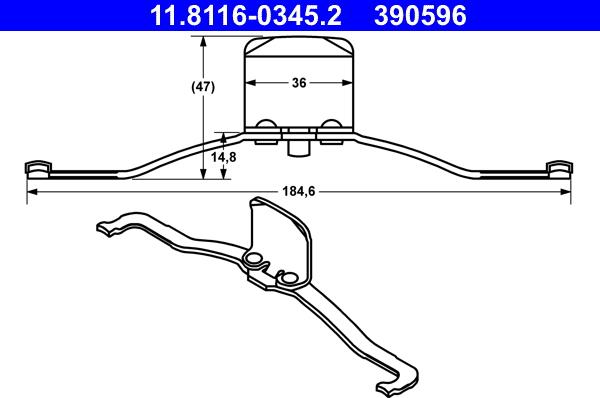 ATE 11.8116-0345.2 - Jousi, jarrusatula onlydrive.pro