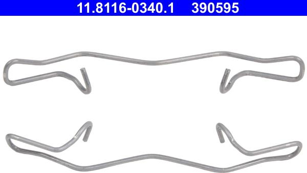 ATE 11.8116-0340.1 - Spring, brake caliper onlydrive.pro