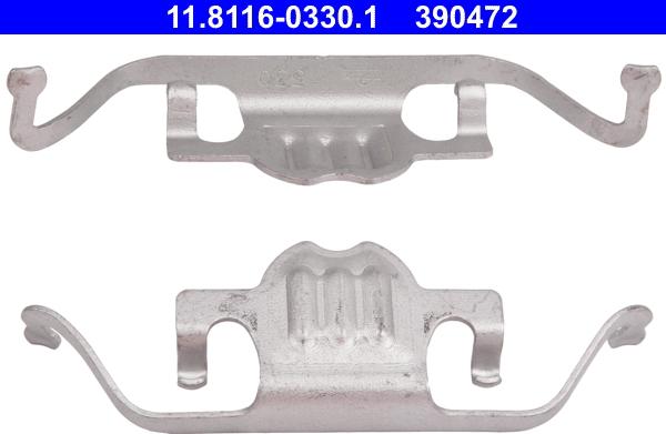 ATE 11.8116-0330.1 - Spring, brake caliper onlydrive.pro