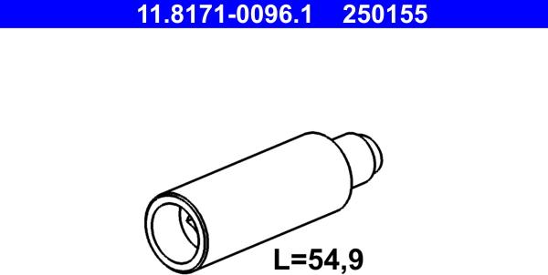 ATE 11.8171-0096.1 - Vadīkla, Bremžu suports onlydrive.pro