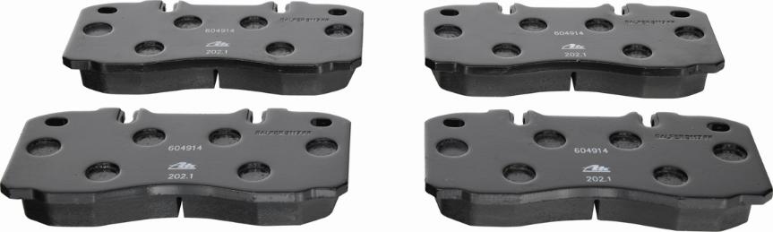 ATE 13.0460-4914.2 - Brake Pad Set, disc brake onlydrive.pro