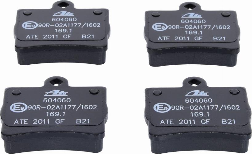 ATE 13.0460-4060.2 - Brake Pad Set, disc brake onlydrive.pro