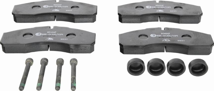 ATE 13.0460-4847.2 - Brake Pad Set, disc brake onlydrive.pro