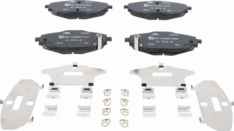 ATE 13.0460-5501.2 - Brake Pad Set, disc brake onlydrive.pro