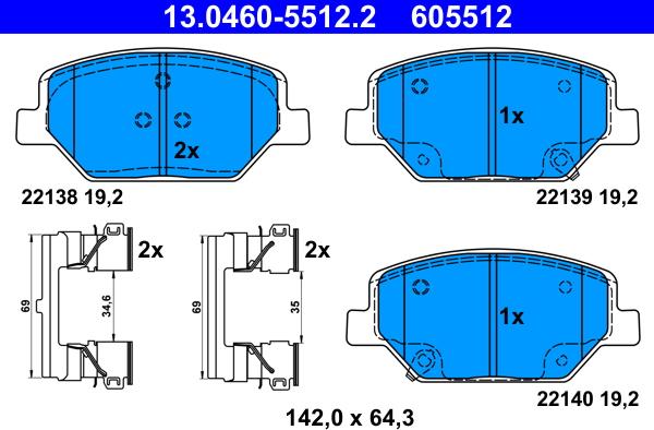 ATE 13.0460-5512.2 - Jarrupala, levyjarru onlydrive.pro