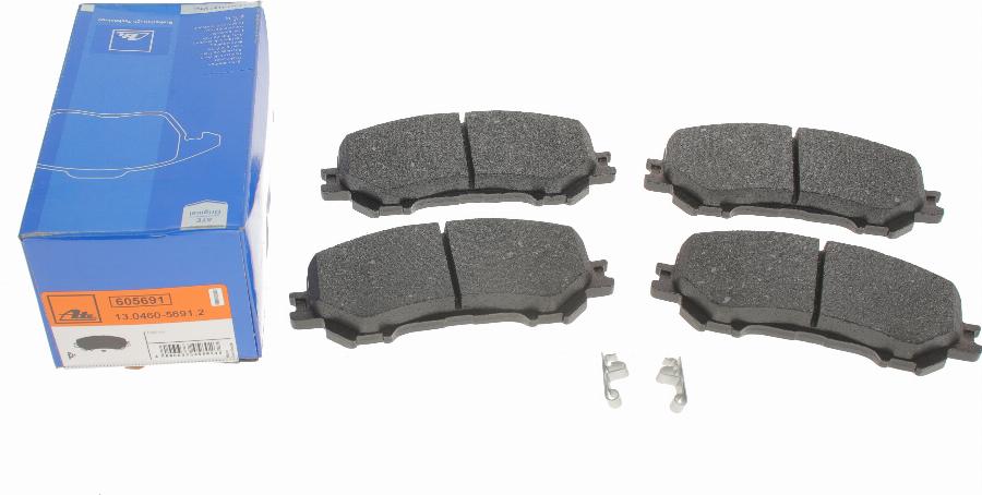 ATE 13.0460-5691.2 - Brake Pad Set, disc brake onlydrive.pro