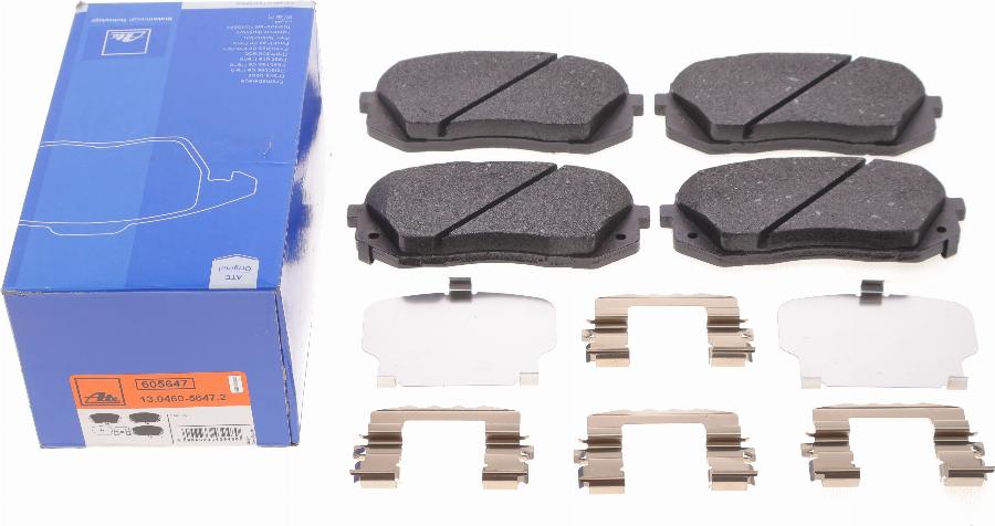 ATE 13.0460-5647.2 - Brake Pad Set, disc brake onlydrive.pro