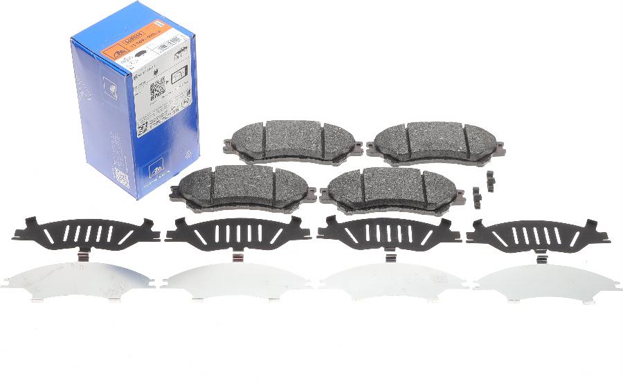 ATE 13.0460-5656.2 - Brake Pad Set, disc brake onlydrive.pro