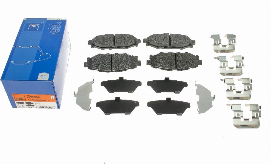 ATE 13.0460-5669.2 - Brake Pad Set, disc brake onlydrive.pro