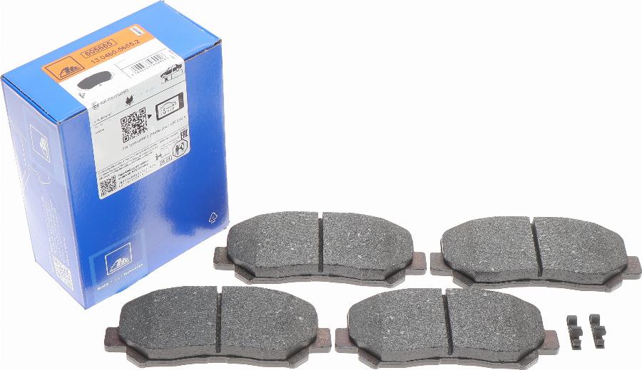 ATE 13.0460-5665.2 - Brake Pad Set, disc brake onlydrive.pro