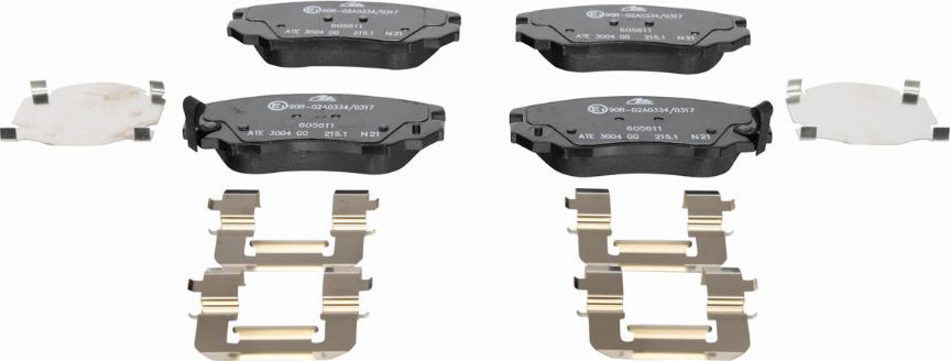 ATE 13.0460-5611.2 - Brake Pad Set, disc brake onlydrive.pro