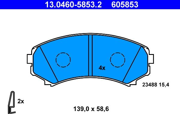 ATE 13.0460-5853.2 - Jarrupala, levyjarru onlydrive.pro